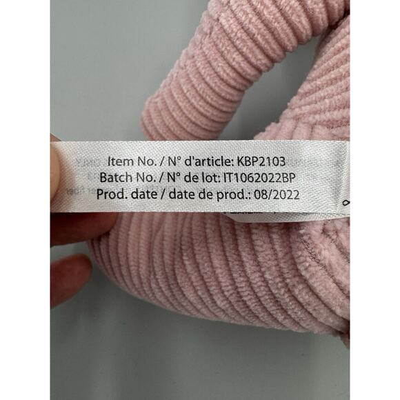 Naturally Kids Pink Plush Triceratops Dinosaur Stuffed Animal No Backpck 8” - Picture 11 of 11